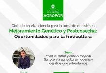 Ciclo de charlas Mejoramiento Genético y Postcosecha: oportunidades para la fruticultura - UFRO Temuco