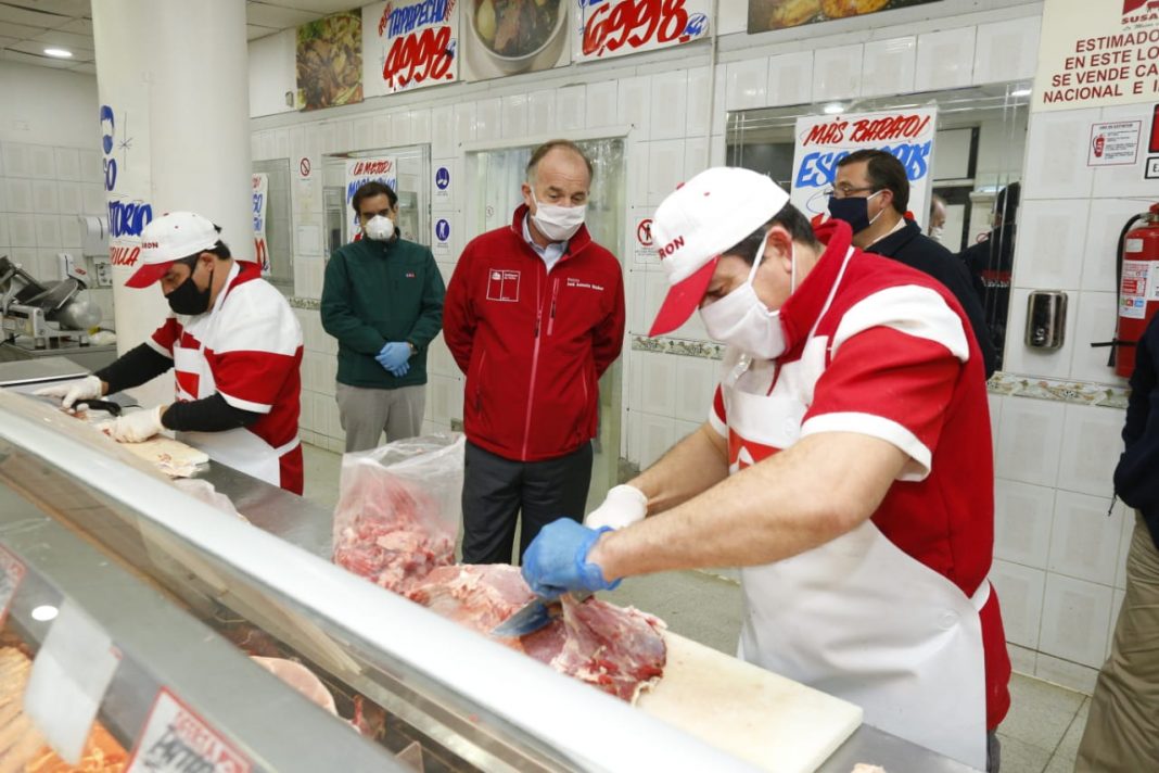 abastecimiento de carnes en el mercado local