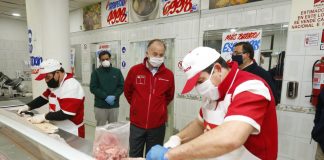 abastecimiento de carnes en el mercado local