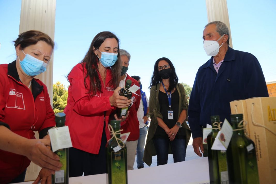 Ministra Undurraga encabeza certificación de primera partida de aceite de oliva del Valle de Huasco con sello de Denominación de Origen