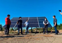 Autoridades del Agro valoraron el trabajo realizado por la agricultura familiar campesina de San Rosendo. RIEGO FOTOVOLTAICO