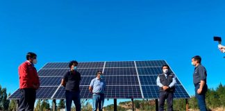 Autoridades del Agro valoraron el trabajo realizado por la agricultura familiar campesina de San Rosendo. RIEGO FOTOVOLTAICO