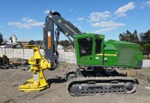 Feller Buncher 959M: el potente John Deere que llega a la industria forestal chilena