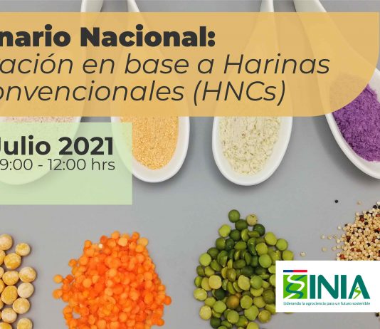 INIA invita a seminario nacional sobre innovación en base a Harinas No Convencionales