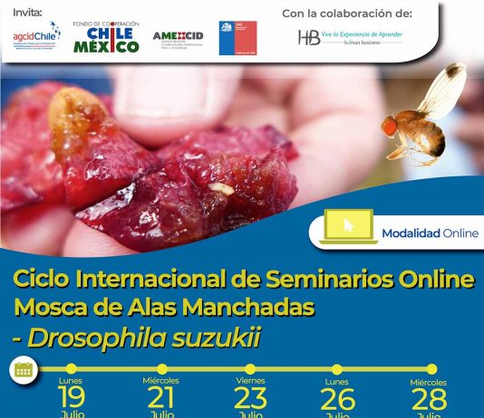 SAG invita a participar de seminario internacional sobre Drosophila suzukii