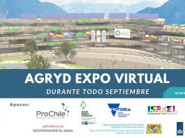 AGRYD Expo Virtual 2021: Un mes de actividades en torno al uso eficiente del agua y la energía en el riego. La actividad tendrá lugar en septiembre y contará con una feria virtual y webinars semanales. Los organizadores esperan más de 10 mil inscritos.