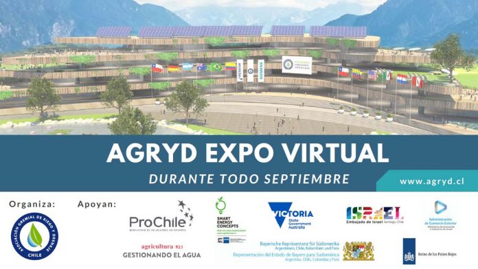 AGRYD Expo Virtual 2021: Un mes de actividades en torno al uso eficiente del agua y la energía en el riego. La actividad tendrá lugar en septiembre y contará con una feria virtual y webinars semanales. Los organizadores esperan más de 10 mil inscritos.