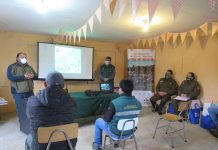CONAF prepara  a vecinos de Arauco para reducir riesgo de incendios forestales en su sector