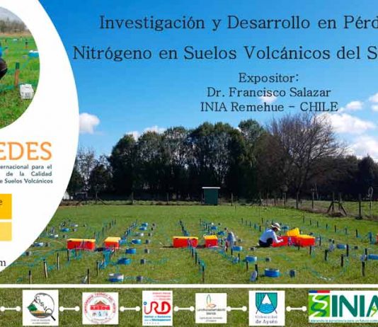 Realizarán seminario sobre pérdidas de nitrógeno en suelos volcánicos del sur de Chile