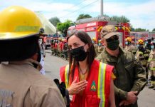 Ministra Undurraga anunció zona de emergencia agrícola por incendios forestales en la comuna de Quillón