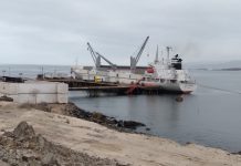 Primer embarque frutícola 202122 salió de Puerto Caldera rumbo a Norteamérica
