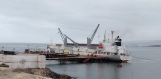 Primer embarque frutícola 202122 salió de Puerto Caldera rumbo a Norteamérica