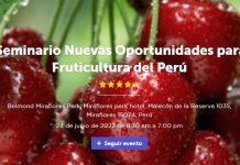 Seminario Nuevas Oportunidades para la Fruticultura del Perú