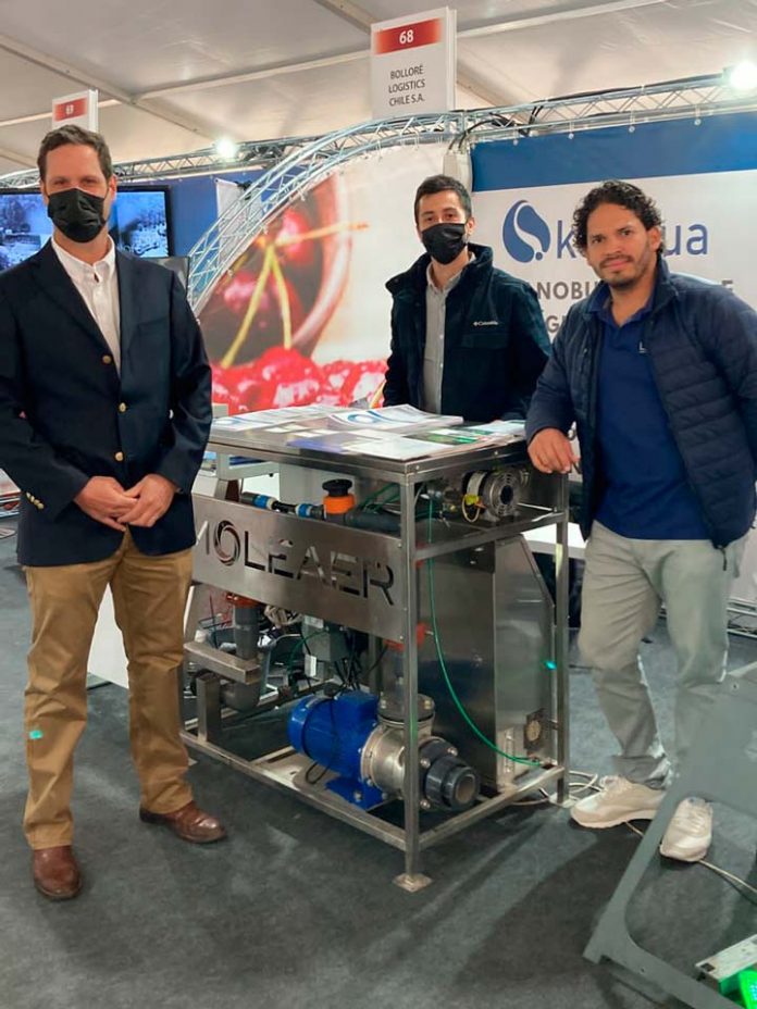 Nanoburbujas de oxígeno para el agro en Global Cherry Summit 2022. Kapicua Grupo Laevo