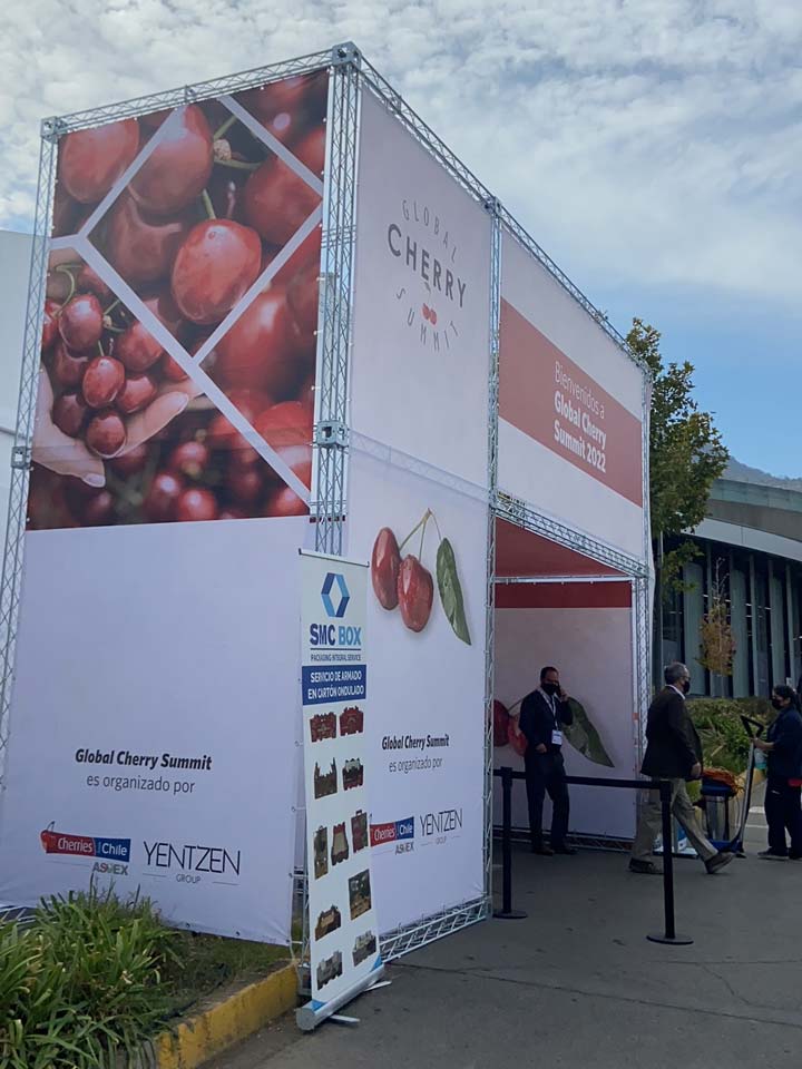 Nanoburbujas de oxígeno para el agro en Global Cherry Summit 2022. Kapicua Grupo Laevo