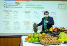MAT programa monitoreo de frutas y verduras