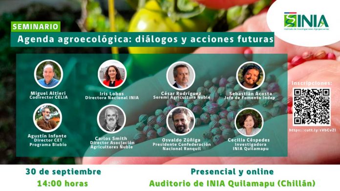 INIA expertos debatirán futuro de la agroecología en Chile