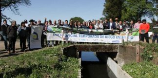 Con la entrega de bonificaciones a agricultores se dio inicio a la temporada de riego 2022-2023 en Biobío