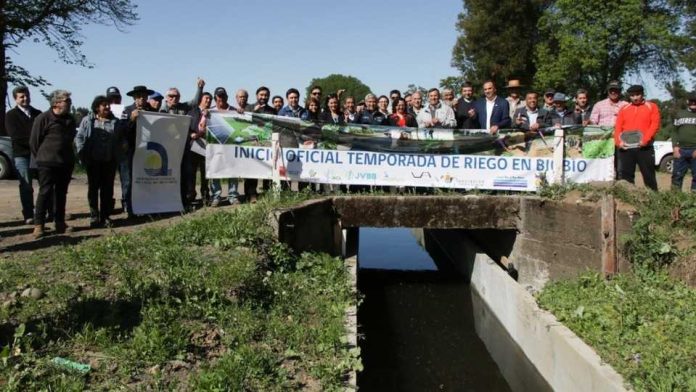 Con la entrega de bonificaciones a agricultores se dio inicio a la temporada de riego 2022-2023 en Biobío