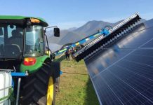 Mantención de parques solares reduce al mínimo uso de agua