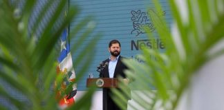 Presidente Boric participa en la apertura del primer centro de innovación de Nestlé en América Latina