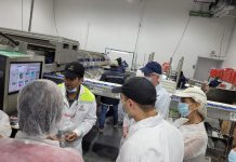 Representantes de grandes cadenas de supermercados de Norteamérica visitan la industria de la fruta frescas de Chile