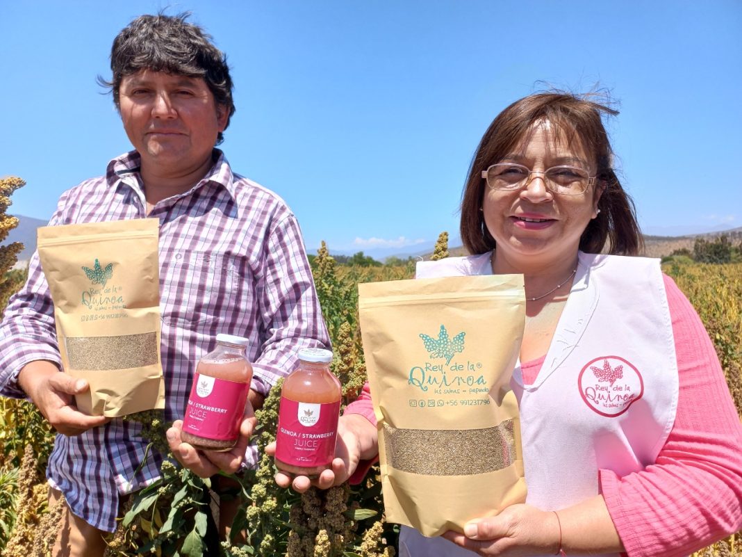 Emprendedoras chilenas presentarán sus productos en Las Vegas Jugo de frutillas con quinoa y turrón de amaranto