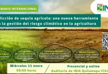 INIA presentará instrumento de predicción de sequía agrícola en seminario de la especialidad