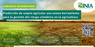 INIA presentará instrumento de predicción de sequía agrícola en seminario de la especialidad