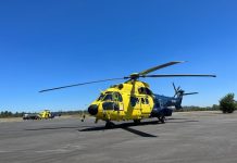 Helicópteros Superpuma aterrizan en Chile para combatir incendios forestales