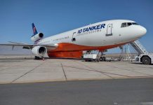 Avión Ten Tanker y brigadistas extranjeros se integran a combate de incendios forestales