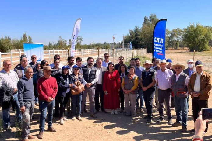En el marco del día mundial del agua ministro Valenzuela entrega bonificaciones a regantes de la provincia de Linares por $3.300 millones 