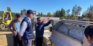 Gore Ñuble e INDAP entregan equipamiento para vinificar a empresa campesina de Ranquil 