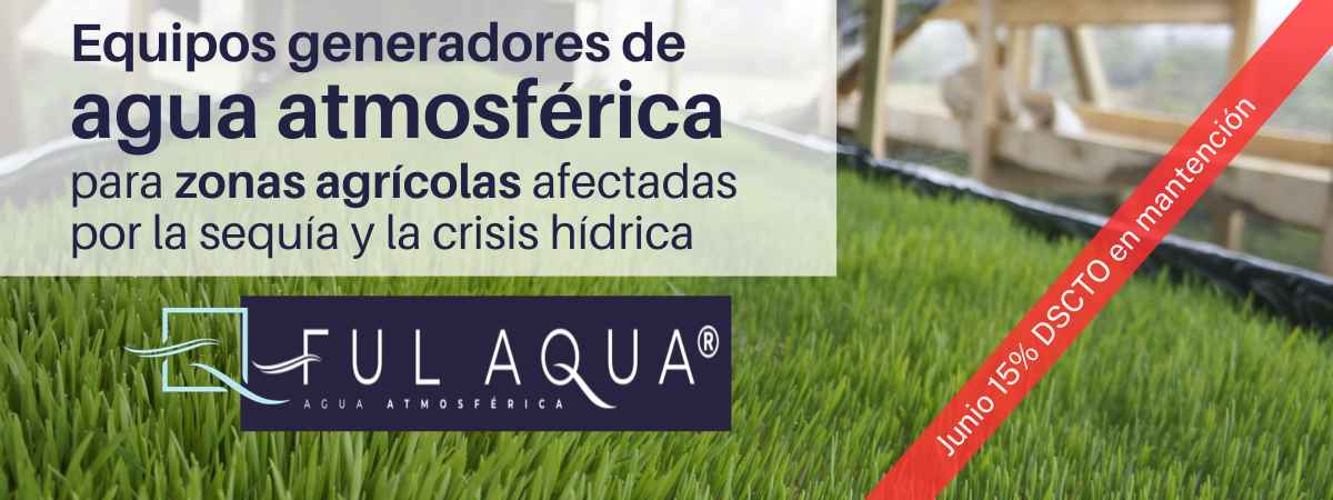 Agua atmosférica FULAQUA agricultura