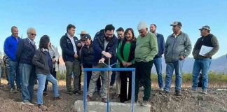 Ministro de Agricultura inspecciona nuevas obras de canal Rinconada que aportarán a la seguridad hídrica y alimentaria de regantes de la comuna de Los Andes