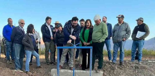 Ministro de Agricultura inspecciona nuevas obras de canal Rinconada que aportarán a la seguridad hídrica y alimentaria de regantes de la comuna de Los Andes