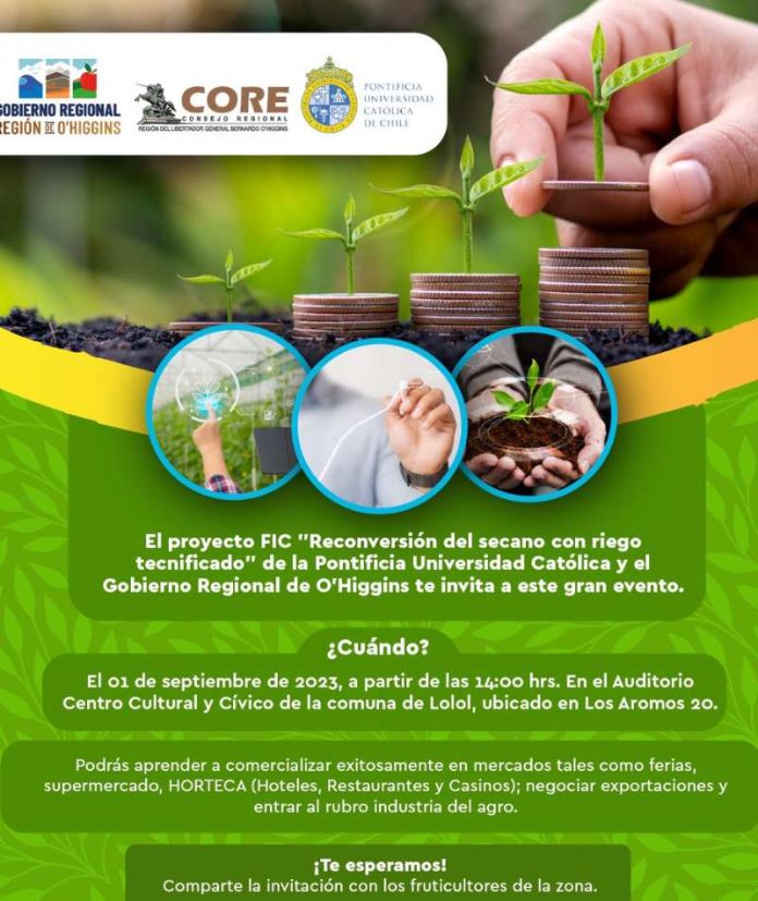 Seminario de Negocios promete acercar conocimientos de mercado a la pequeña y mediana fruticultura del secano costero