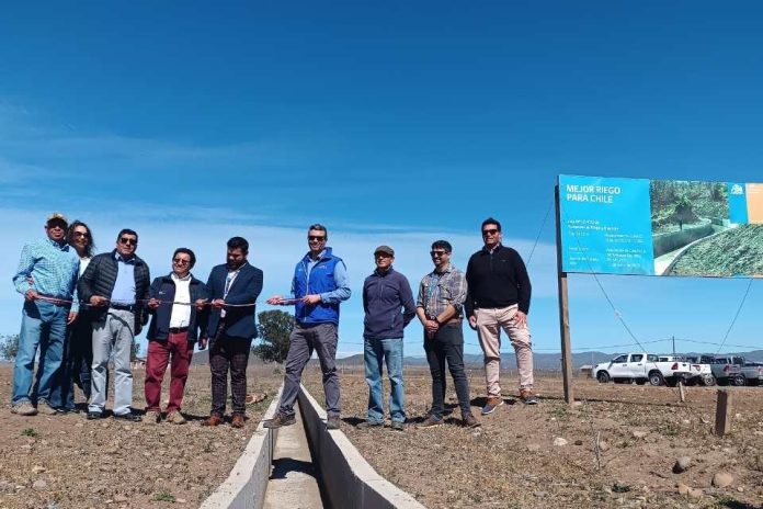 Autoridades regionales y regantes del Limarí inauguran proyecto bonificado por la CNR que mejora eficiencia hídrica de los agricultores