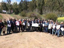 Bonificaciones de ley de riego e inaugura tranque El Trapiche en comuna de Hijuelas