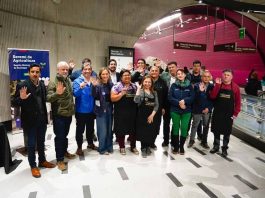 Emprendedores agrícolas frecen por primera vez sus productos en Metro de Santiago 