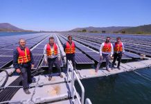 Ministro Valenzuela destaca mejoras en sustentabilidad del sector en inauguración de la planta solar flotante más grande del cono sur 