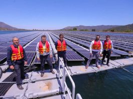 Ministro Valenzuela destaca mejoras en sustentabilidad del sector en inauguración de la planta solar flotante más grande del cono sur 