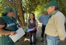 SAG Biobío aplica pauta de bioseguridad a traspatios de aves de corral