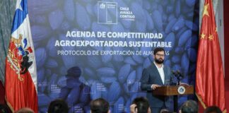 Presidente de la República, Gabriel Boric Font, participa en la firma de protocolo aduanero con China: “Estamos creando nuevas oportunidades de comercio exterior”