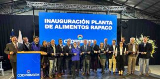 Cooprinsem inaugura moderna planta de alimentos en Rapaco