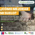 CONAF, FAO e INIA invitan a ciclo de charlas online para impulsar cuidado del suelo silvoagropecuario