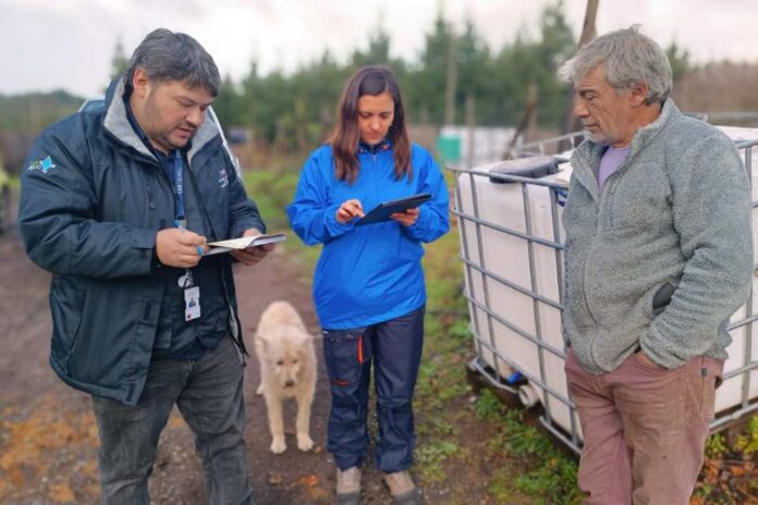 Comenzó aplicación de ficha para catastro de afectación silvoagropecuaria en Biobío