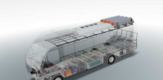 Cómo avanza la construcción del primer bus a hidrógeno en Chile