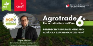 ¡Exministro de Comercio Exterior y Turismo del Perú, Edgar Vásquez estará en Agrotrade!
