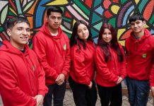 Seis estudiantes de liceos agrícolas viajaron a realizar su práctica profesional en granjas de Estados Unidos
